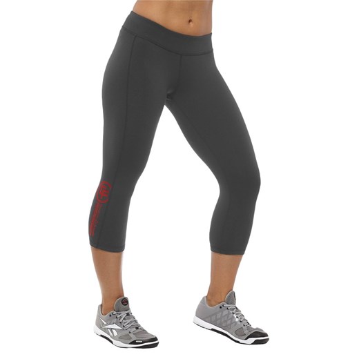 Spodnie 3/4 Reebok CrossFit Performance damskie legginsy getry sportowe termoaktywne