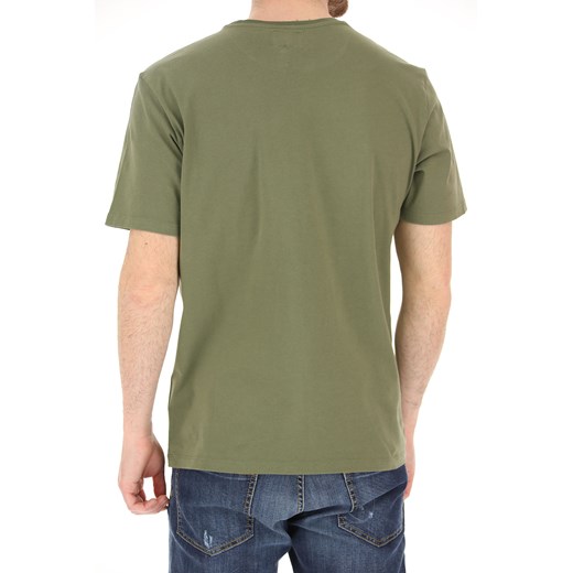 T-shirt męski Woolrich z krótkim rękawem na wiosnę 