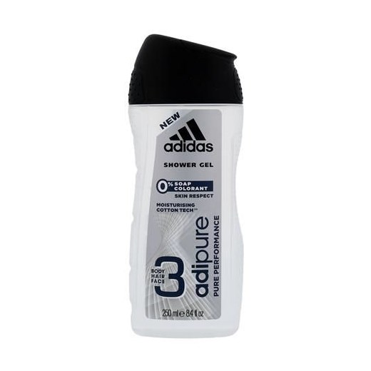 Adidas Adipure   Żel pod prysznic M 250 ml Adidas   perfumeriawarszawa.pl