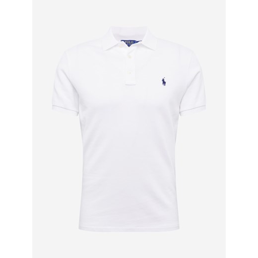 T-shirt męski Polo Ralph Lauren z krótkimi rękawami biały bawełniany 