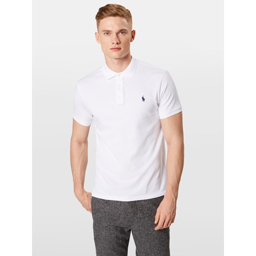 Polo Ralph Lauren t-shirt męski bawełniany biały z krótkimi rękawami 