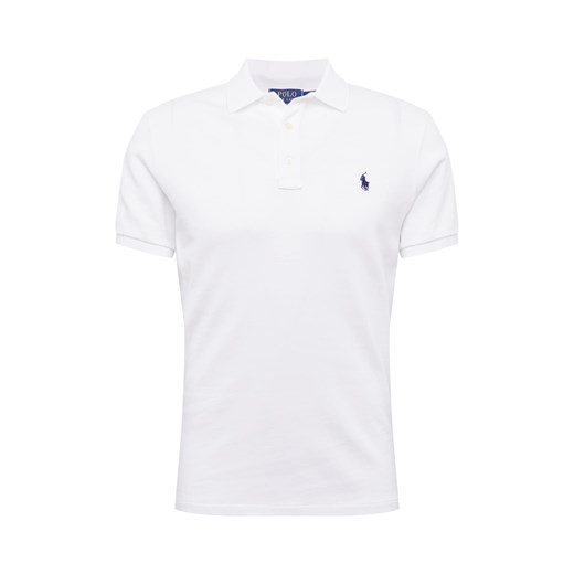 T-shirt męski Polo Ralph Lauren biały z krótkimi rękawami bawełniany 