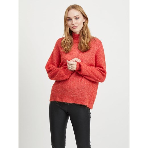 Sweter damski Object bez wzorów jesienny 