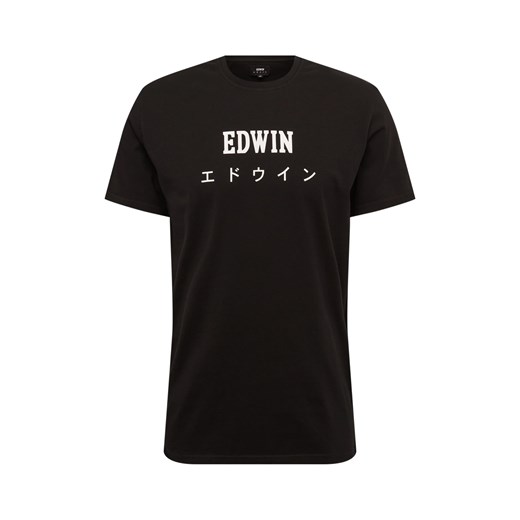 Czarna koszulka sportowa Edwin 