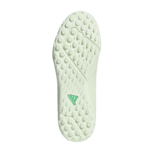Zielone buty sportowe dziecięce Adidas gładkie na wiosnę sznurowane 