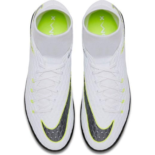 Buty sportowe męskie białe Nike Football hypervenomx sznurowane 