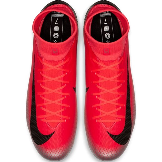 Buty sportowe męskie Nike Football mercurial z tworzywa sztucznego czerwone 