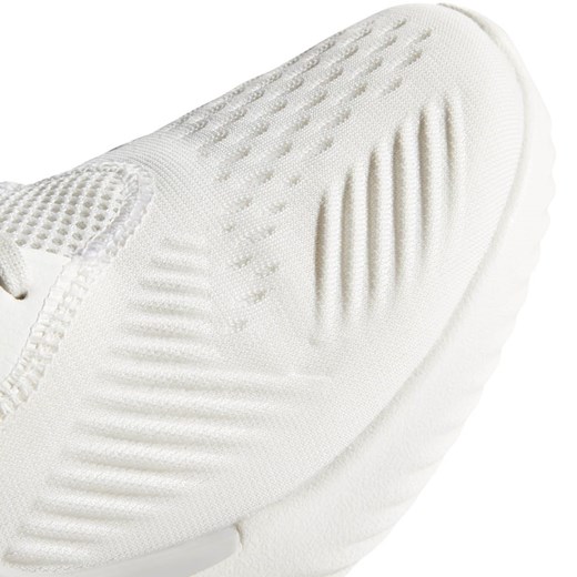 Buty sportowe damskie Adidas dla biegaczy alphabounce bez wzorów sznurowane płaskie 