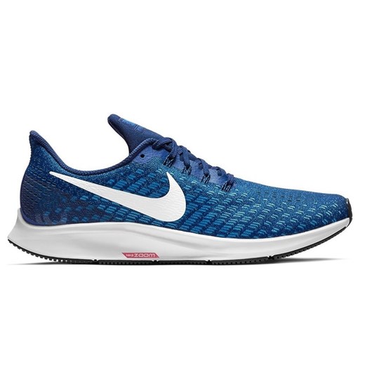 Buty sportowe męskie Nike zoom niebieskie sznurowane 