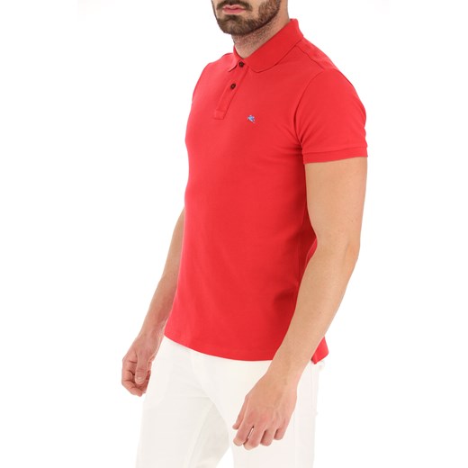 T-shirt męski Etro bawełniany bez wzorów 