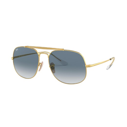 Okulary Ray-Ban® General RB 3561 001/3F 57/17 145 2N niebieskie