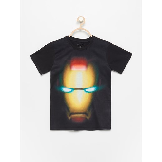 Reserved - T-shirt Marvel - Czarny Reserved  152 