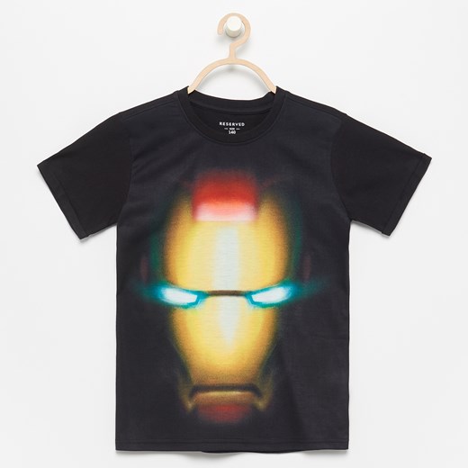 Reserved - T-shirt Marvel - Czarny Reserved  158 