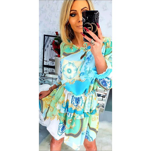 PRZEPIĘKNA SUKIENKA BALLERINA - WYJĄTKOWY PRINT I Burciaga Butik uniwersalny