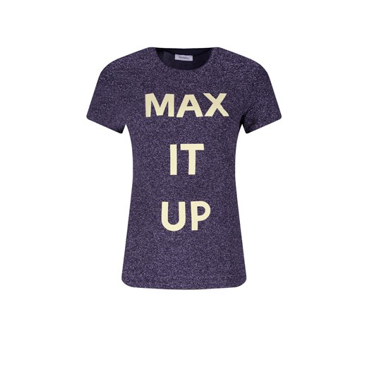 Bluzka damska Max & Co. młodzieżowa z okrągłym dekoltem 