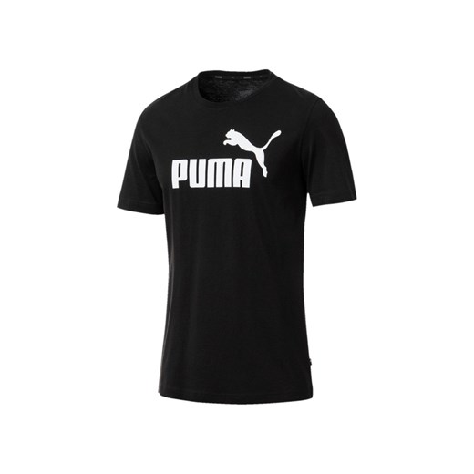 Koszulka męska PUMA ESS LOGO TEE COTTON BLACK  Puma M e-sportline.pl