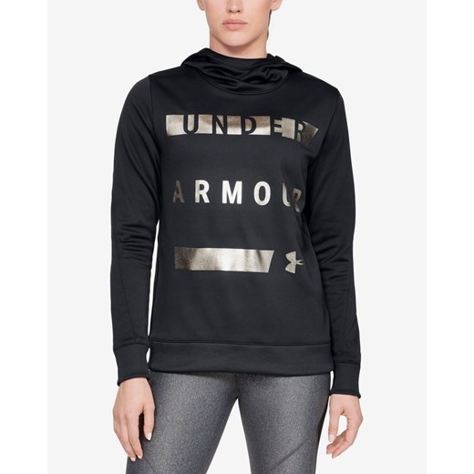 Czarna bluza sportowa Under Armour z napisami 