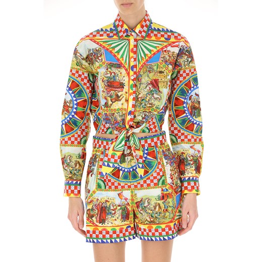 Koszula damska Dolce & Gabbana wielokolorowa w Domodi Koszula damska Dolce & Gabbana w Domodi
