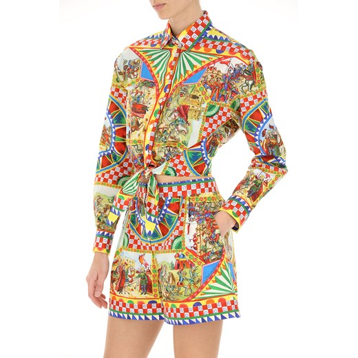 Koszula damska Dolce & Gabbana wielokolorowa w Domodi Koszula damska Dolce & Gabbana w Domodi