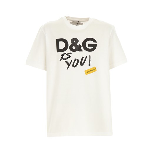 Dolce & Gabbana Koszulka Dziecięca dla Chłopców, biały, Bawełna, 2019, 10Y 12Y 2Y 3Y 4Y 5Y 6Y 8Y  Dolce & Gabbana 6Y RAFFAELLO NETWORK