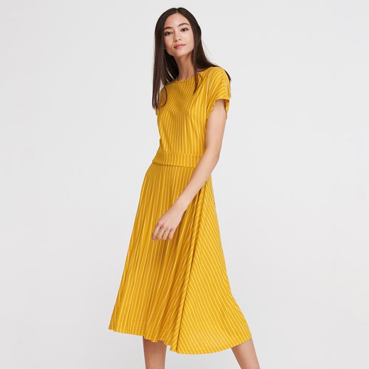 Sukienka Reserved żółta 