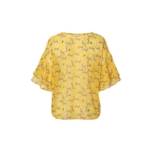 Żółta bluzka damska Cream z szyfonu 