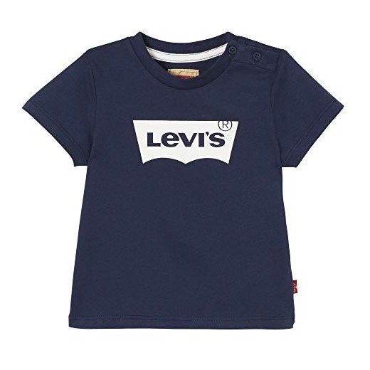 Levi's Kids chłopięca koszulka Nn10124 48 Short Sleeve Tee, niebieska (Dark Blue, 3 lata (rozmiar producenta: 36M) Levi's Kids  sprawdź dostępne rozmiary Amazon