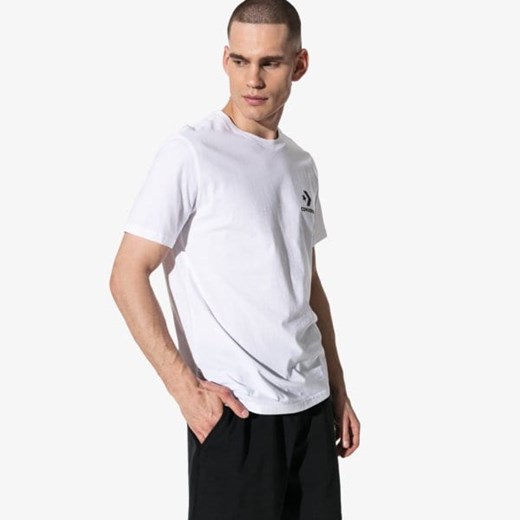 T-shirt męski Converse z napisami z krótkimi rękawami 