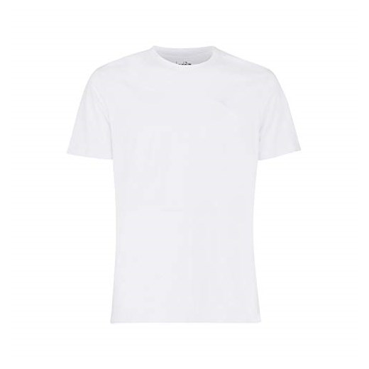 T-shirt męski Diadora biały z krótkim rękawem 