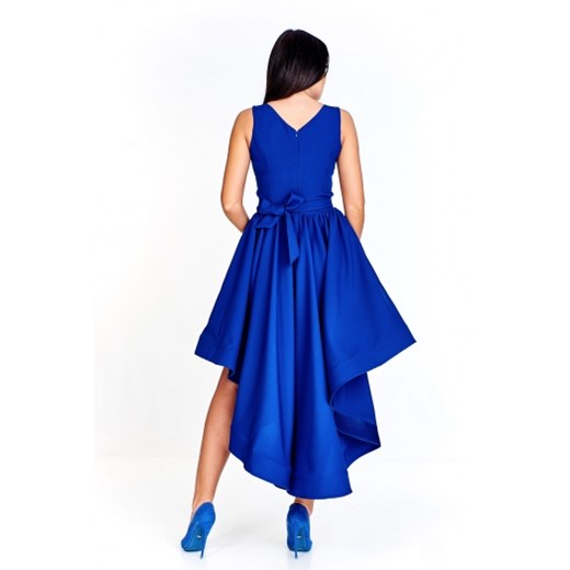 Sukienka Bosca Fashion niebieska asymetryczna na sylwestra