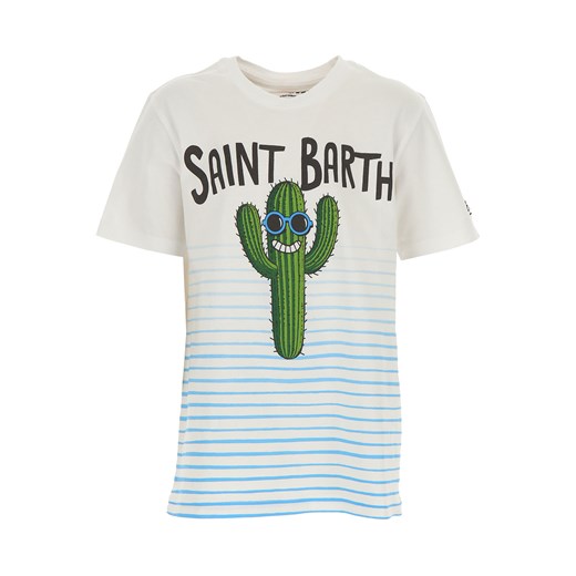 T-shirt chłopięce wielokolorowy Mc2 Saint Barthelemy w nadruki z krótkim rękawem 