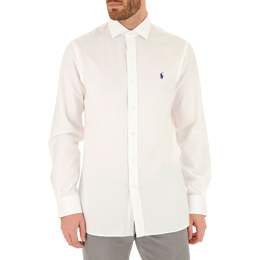Koszula męska Ralph Lauren biała casualowa 