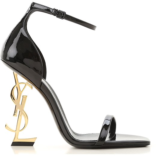 Yves Saint Laurent Sandały dla Kobiet, czarny, Lakier, 2019, 36 37 38 39 40 Yves Saint Laurent 39 RAFFAELLO NETWORK
