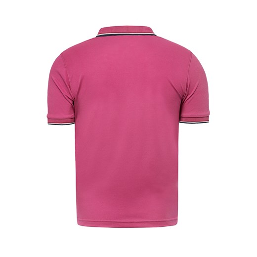 T-shirt męski Risardi różowy 