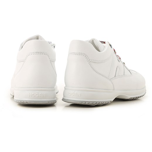 Buty sportowe dziecięce Hogan białe gładkie 