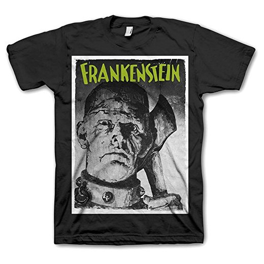 rockoff Trade męski T-shirt Frankenstein -  l czarny
