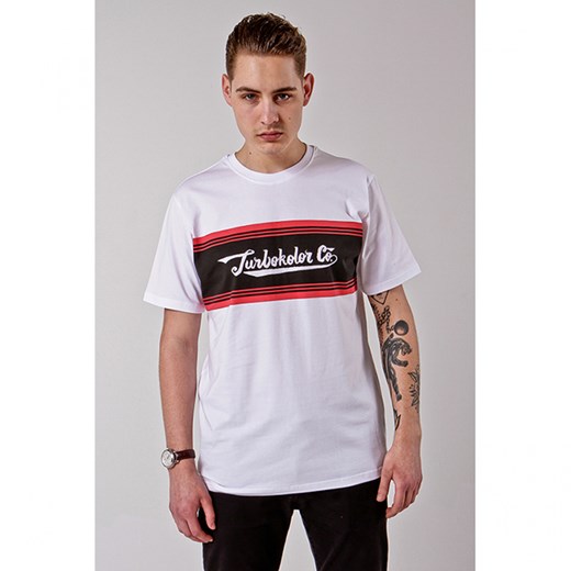T-shirt męski Turbokolor młodzieżowy z krótkimi rękawami 