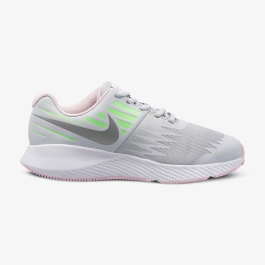 Buty sportowe damskie Nike do biegania bez wzorów na płaskiej podeszwie sznurowane młodzieżowe 