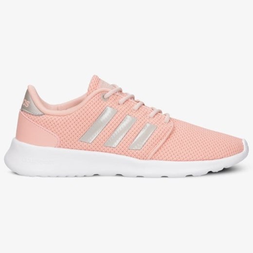 Buty sportowe damskie Adidas do biegania racer różowe gładkie płaskie 