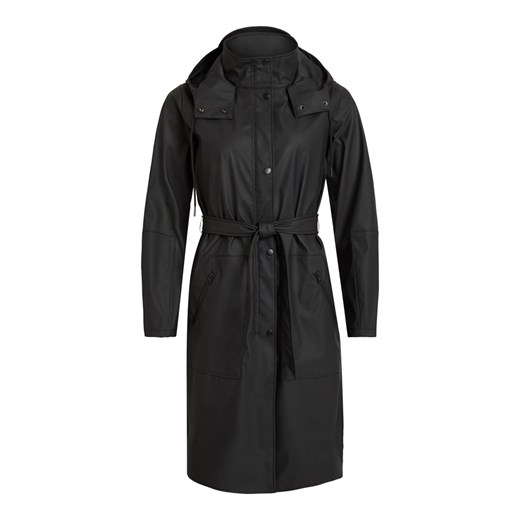 Object kurtka damska z kapturem jesienna czarna długa 