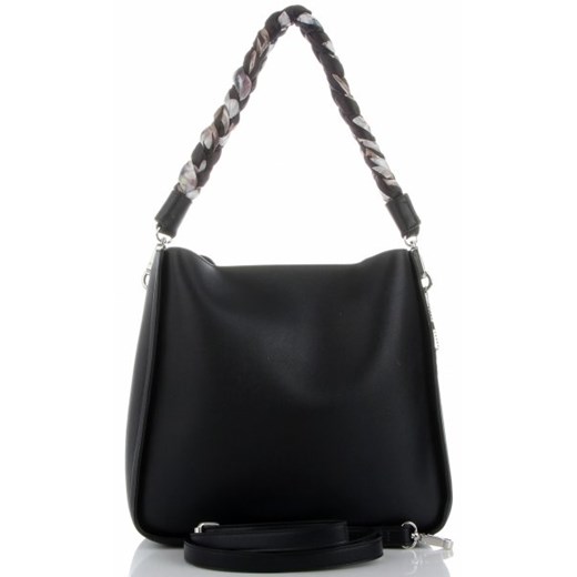 Diana&Co shopper bag czarna duża bez dodatków na ramię 