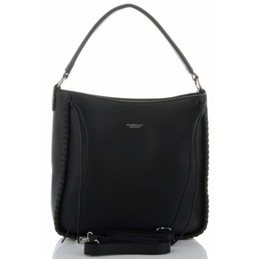 Shopper bag Diana&Co na ramię bez dodatków elegancka matowa 