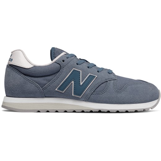 Buty sportowe damskie niebieskie New Balance w stylu casual zamszowe bez wzorów eleganckie 