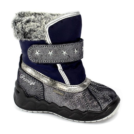 Buty zimowe dziecięce Primigi na rzepy ze skóry trzewiki 