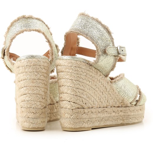 Espadryle damskie Castañer gładkie casual letnie 