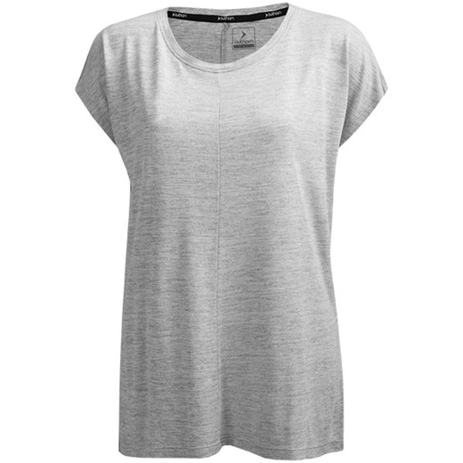 T-shirt damski TSD627 - szary melanż  Outhorn L 