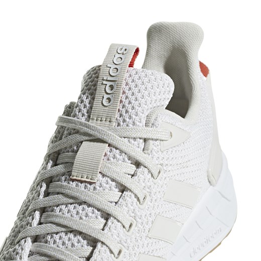 Buty sportowe damskie Adidas Performance na płaskiej podeszwie sznurowane białe 