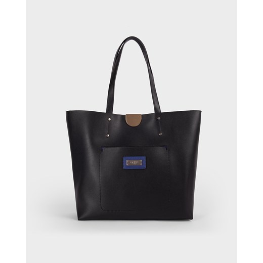 Shopper bag Femestage duża matowa na ramię bez dodatków elegancka 