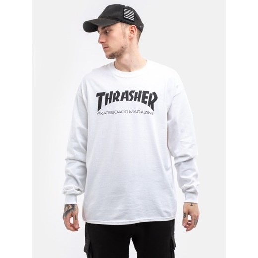 T-shirt męski Thrasher z długim rękawem bawełniany 