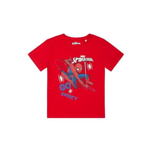 T-shirt chłopięce Spiderman z krótkimi rękawami 